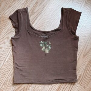 Purusha People Pear Dream Petal Sleeve Top